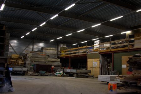 Bedrijfshal LED verlichting van LED Design Holland in Breda