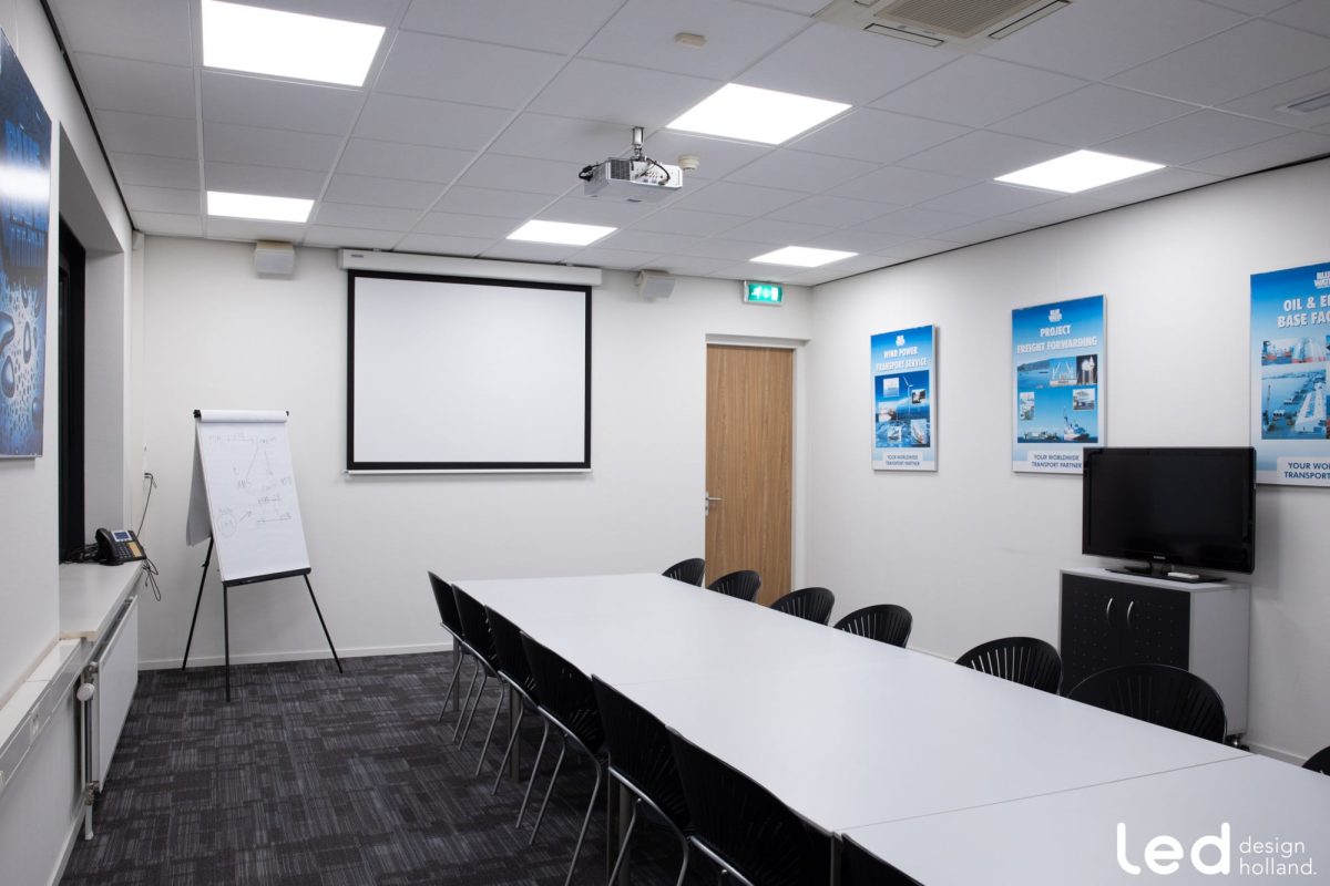 Kantoor met goede LED verlichting