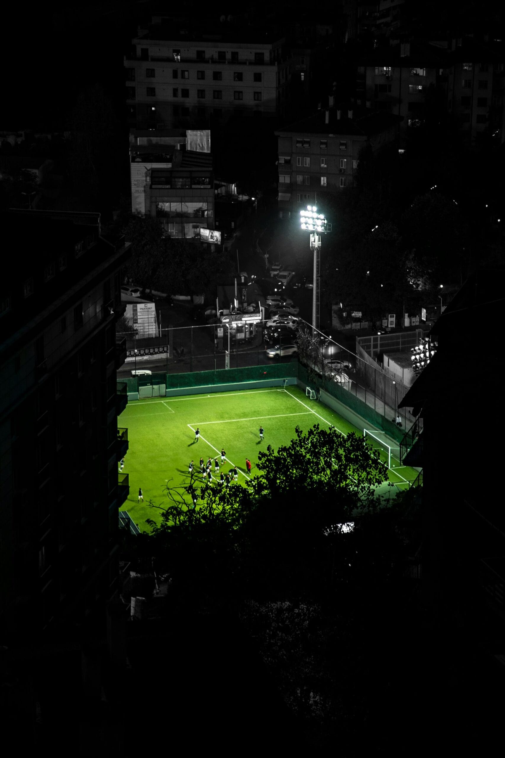 lichtmast voetbalveld